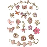 BVSTJIUJI Womens Fashion Cute Designer Bling Shoe Charms