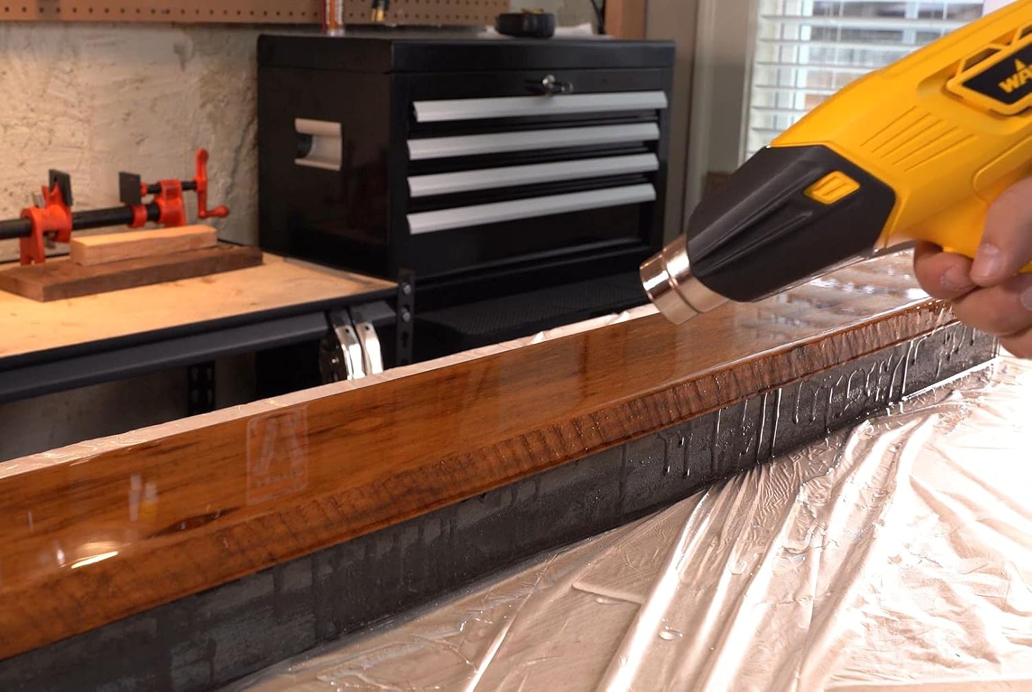 J-B Weld 41128 ClearTop Pour-On Epoxy 1 Gallon Kit: Industrial & Scientific