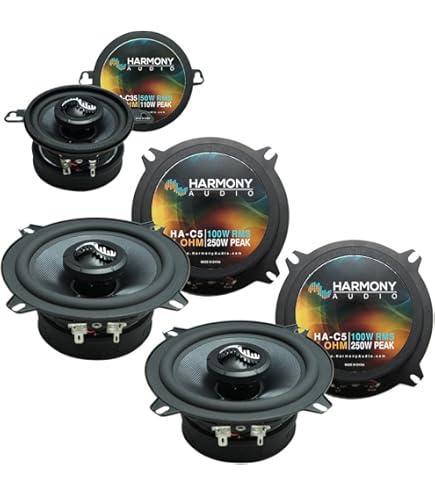 Car Speaker Replacement - 6.5" 300W Harmony Audio Speakers For Lexus ES 330 2004-2006