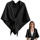 Pashmina Shawl Wraps Women Knitted Shawls and Wraps Cardigan Cape Wool Cashmere Shoulder Top Sweater Shawl Scarf forDailyWear