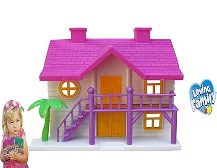 Barodians Funny House Play Set-Doll House Set (Multicolour)