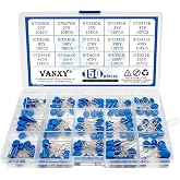 07D Varistor 15 Values 150PCS 22V-820V Voltage Dependent Resistors Kit | 07D390K 07D470K 07D820K 07D181K 07D271K 07D391K 07D431K 07D471K 07D561K Radial Lead Disc Varistors