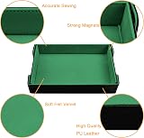 SIQUK Magnetic Folding Dice Tray Rectangle Dice Rolling Tray view 3