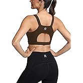 ICTIVE Sports Bras for Women High Support High Impact Bust Push up Racerback Workout Running Bra