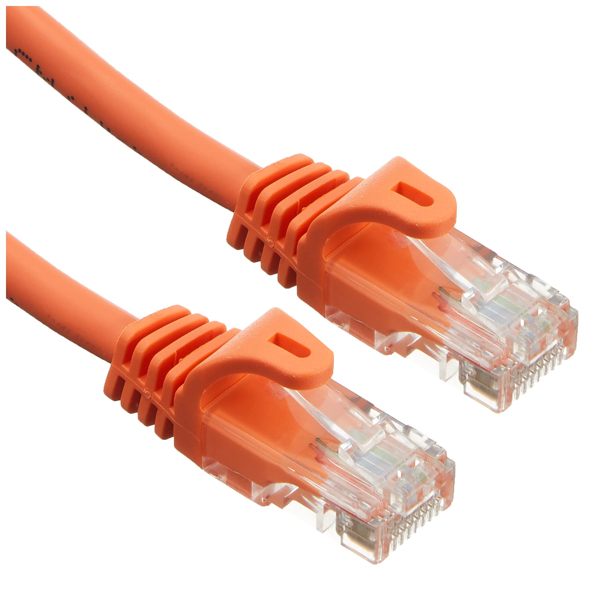 StarTech.com 1 m Orange Cat5e Snagless RJ45 UTP Patch Cable - 1m Patch Cord - Ethernet Patch Cable - RJ45 Male to Male Cat 5e Cable (45PAT1MOR)