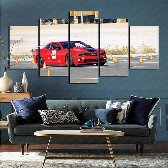 Impresión en Lienzo de Pared 5 Piezas vehículo Chevrolet decoración del