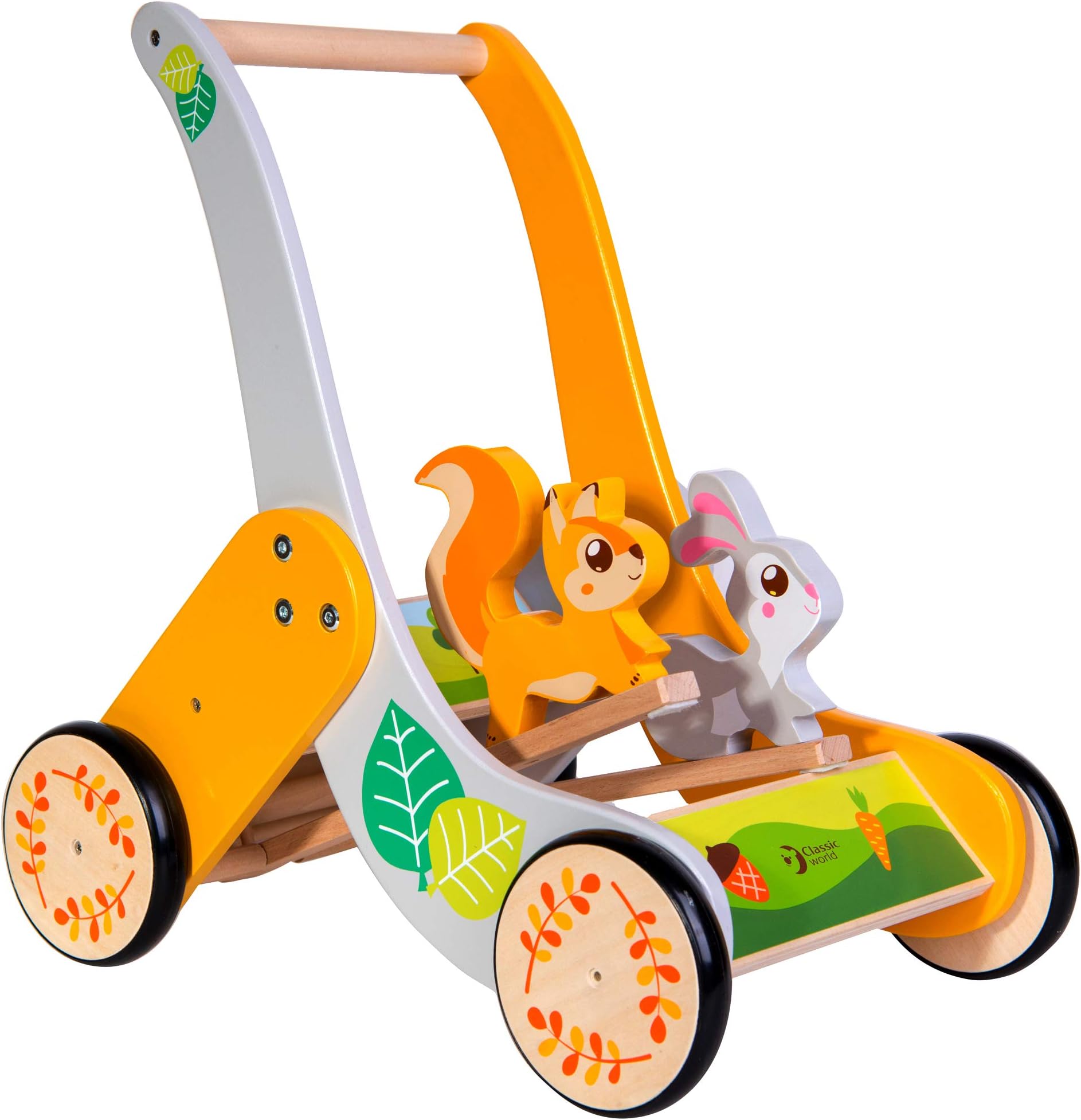 Classic World 5006C Wooden Forest Baby Walker, Multicolor