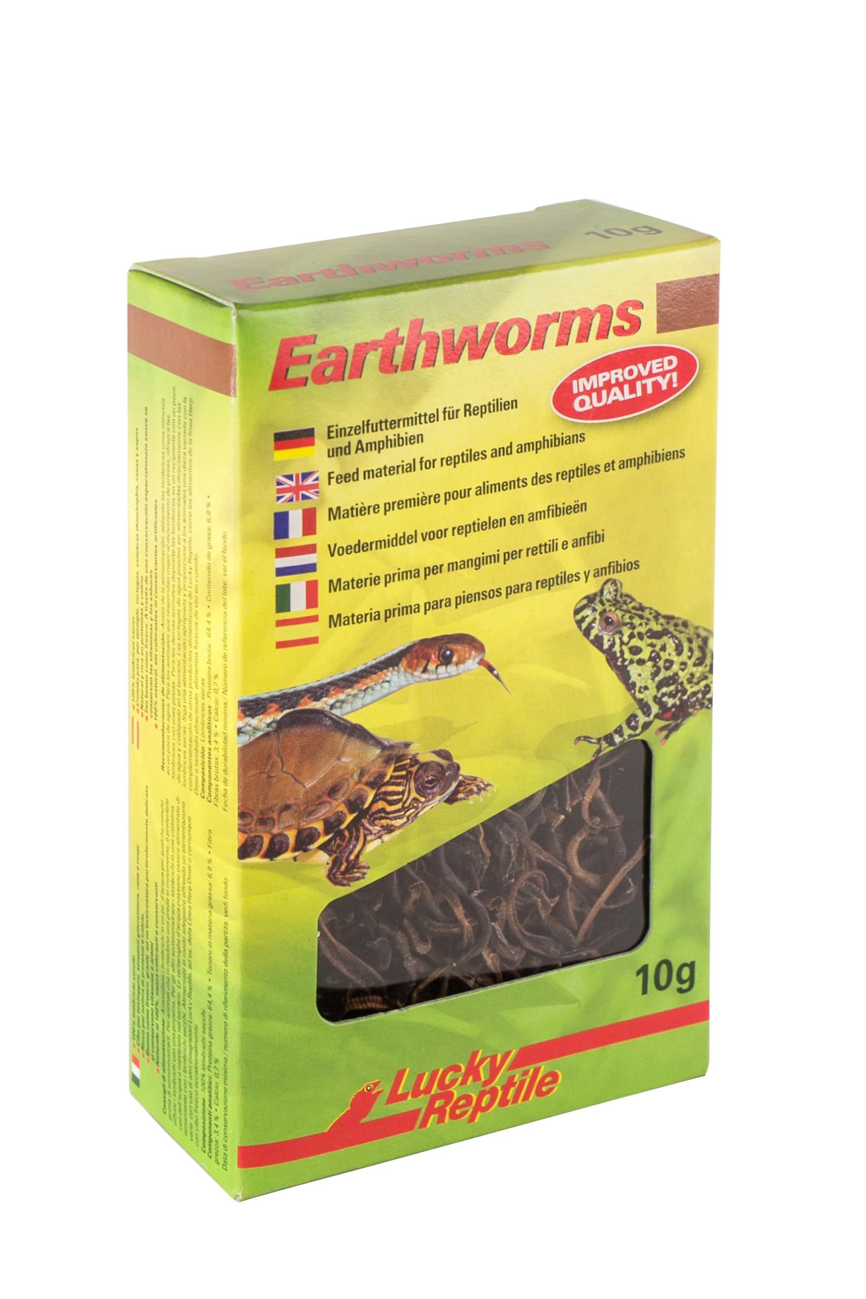 Lucky Reptile Earth Worms 10 g – Pack of 2 x 10 g