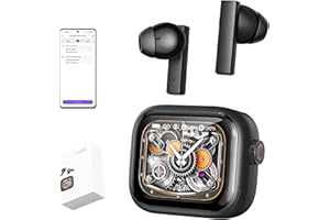 NE40 Earbuds, NE40 Translation Earbuds, 140 Languages Translation, LCD Smart Display, Bluetooth 6.0 Earphones Ai Translator E