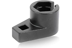 Aoerzn Premium Offset Oxygen Sensor Socket, 3/8-Inch Drive, 7/8-Inch (22mm), Wire Gate Accesses Sensor from the Side to prevent wire damage, Universal for Most Models of Cars