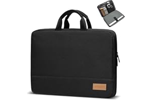 bagasin Laptop Sleeve Case, 15 15.6 16 inch TSA Laptop Sleeve Water Resistant with 4-Layer Protection, Computer Carrying Bag 