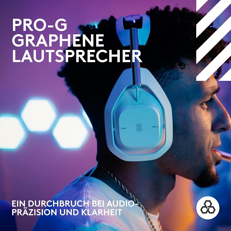 Astro A50 X Lightspeed, Kabelloses Gaming-Headset + Basisstation