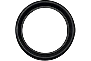 DR.COMPONENT Sanitary Standard Tri-Clamp Gaskets Black EPDM, (Pack of 25) for 3/4" Tri-Clover or Tri-Clamp Fittings
