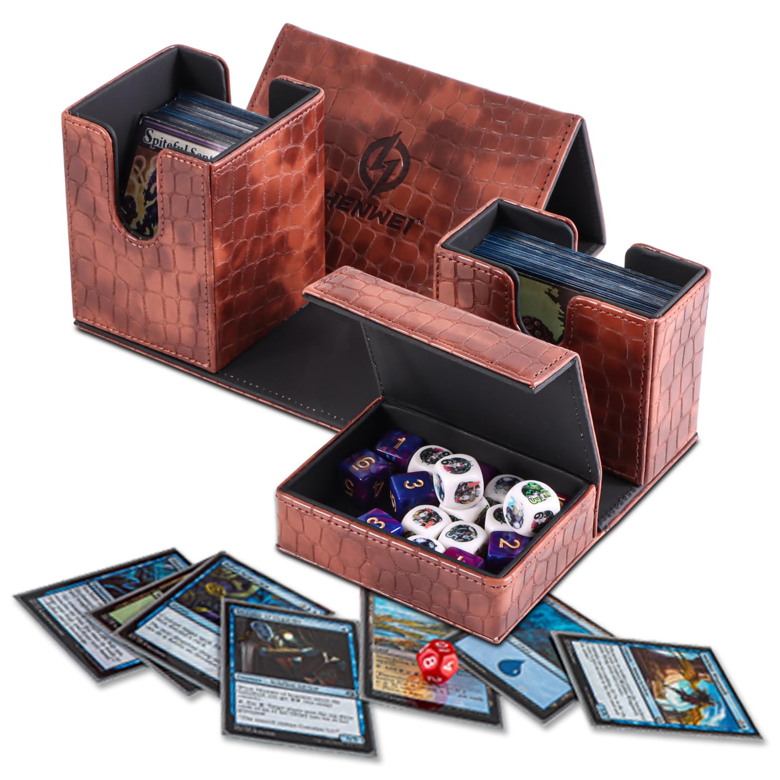 Mua Double deck box holds over 200 cards, perfect for trading cards, TCG  Magic the Gathering (MTG), PU Leather Commander Deck, YuGiOh Deck Box trên  Amazon Nhật chính hãng 2026