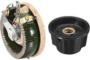 YOKIVE 200W 2 Ohm Rheostat, Ceramic Rheostat Adjustable Resistor High Power Wirewound Potentiometer Variable Resistor with Variable Control Knob Cover