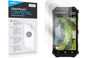 BoxWave Screen Protector Compatible with SkyCaddie SX500 - ClearTouch Crystal (2-Pack), HD Film Skin - Shields from Scratches for SkyCaddie SX500