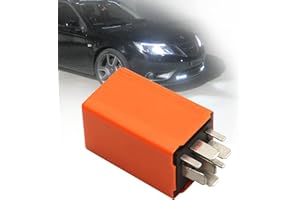 RDBS 12v Headlight Relay Control Replacement Fit for Saab 9-5 9-3 9000 900#4109070 Bulbs Electronic Fix Accessories Lamp Yellow Relay