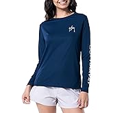 Guy Harvey Women's Long Sleeve Performance Sun Protection Shirt UPF 50+