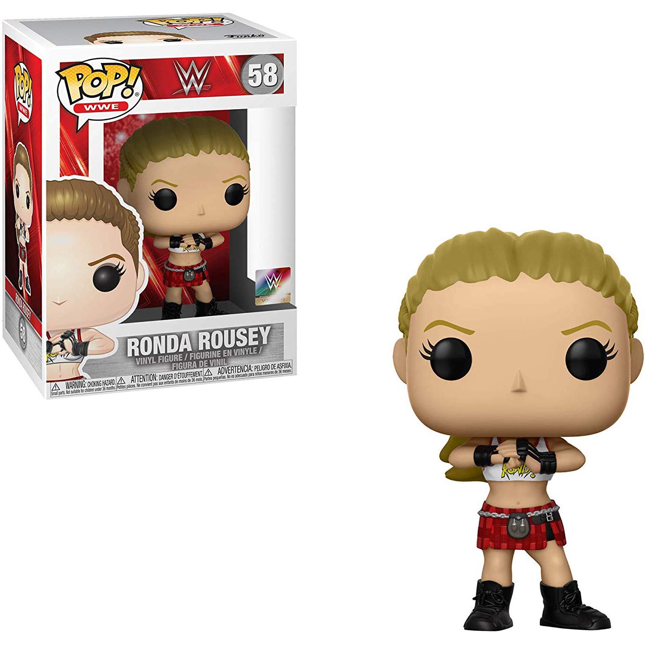 Amazoncom Funko Ronda Rousey Wwe X Pop Wwe Vinyl Figure