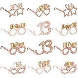 Guiruiy 24PCS 13th Birthday Paper Eyeglasses