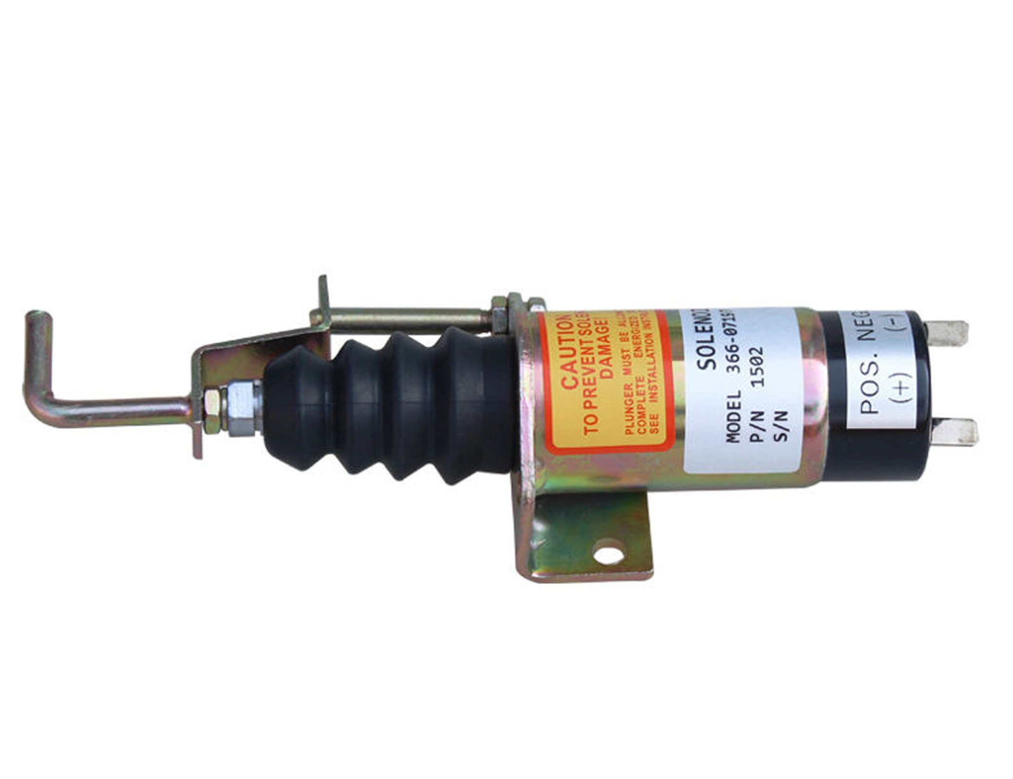 1502-24C7U2B2S1 Solenoid Valve 24V - SINOCMP Shutdown Solenoid for Engine, 3 Month Warranty