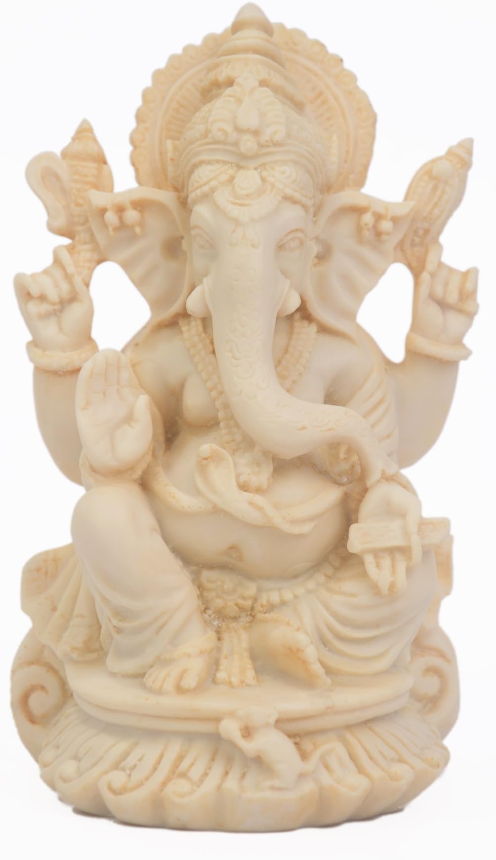 TRUSTED SELLER 6" Ganesha Ganesh Statue Handmade Poly Marble Home Decor Art Best Gift