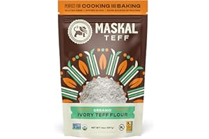 Maskal Teff Organic Ivory Teff Flour, 14 Ounce
