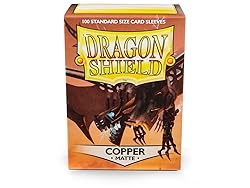 Dragon Shield Matte Copper Standard Size 100 ct