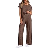 ANRABESS Lounge Sets For Women Summer Rib Knit 2 Piece Pajama Sets 2026 Casual Spring Beach Vacation Outfits Airport Clothes