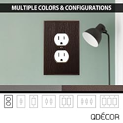 Questech Decor Single Duplex Electrical Outlet