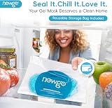 NEWGO Cooling Eye Mask Reusable Gel Cold Therapy Dark Circles Migraine view 6