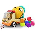 TOP BRIGHT Wooden Shape Sorter Toys for Toddlers Learning Sort and Match for 2 Year Old