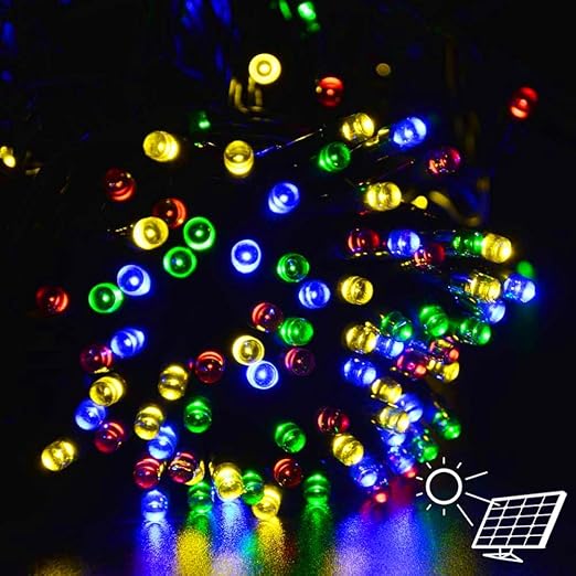 Immagini Luminarie Natalizie.Mumeng Luci Da Esterno Natalizie 17m 100 Leds Rgb Luce Della Catene Luminose Solare Luminarie Natalizie Decorativi Esterno Interno Per Festivita Natale Matrimonio Festa Amazon It Illuminazione