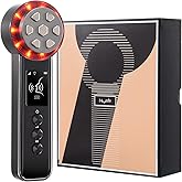 Radio Frequency Skin Tightening Device, Smart Electric Zinc Alloy Facial Beauty Machine with RF-Current Cold Heat for Jawline Lifting, Cheek Firm, Wrinkle Reduction, Depuff, Increase Absorption