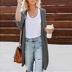 Cardigan for Women Lightweight Short Sleeve Beige