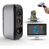 3DMakerpro 3D Scanner for 3D Printing, Handheld 3D Printer Scanner 0.05mm Precision, 10FPS Scanning Speed for Medium Object, Support for Android/iOS/Win/MacOS, Moose Lite Premium Kit