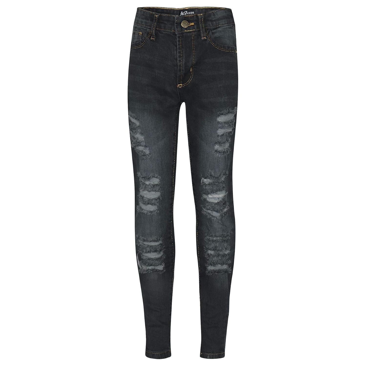 Jeans Skinny Strappati Per Ragazzi 2025 - Moda Denim, Pantaloni Comodi, Taglio Aderente