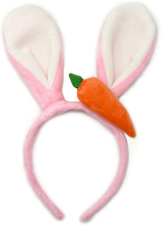 Bendable Bunny Ears Headband for Adult Kids Boy Girl Toddler and Dog Soft and