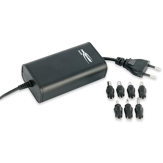 ANSMANN APS 2250 L Universal Stecker Netzteil 15V inkl 7 verschiedende Adapter Stecker - Netzstecker bis max. 2250mA - Netzad