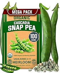 HOME GROWN - Snap Pea Seeds for Planting