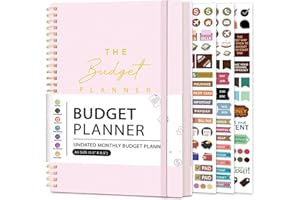 Budget Planner - Monthly Budget Book Undated with Expense & Bill Tracker - Undated 12 Month Financial Planner/Account Book ca