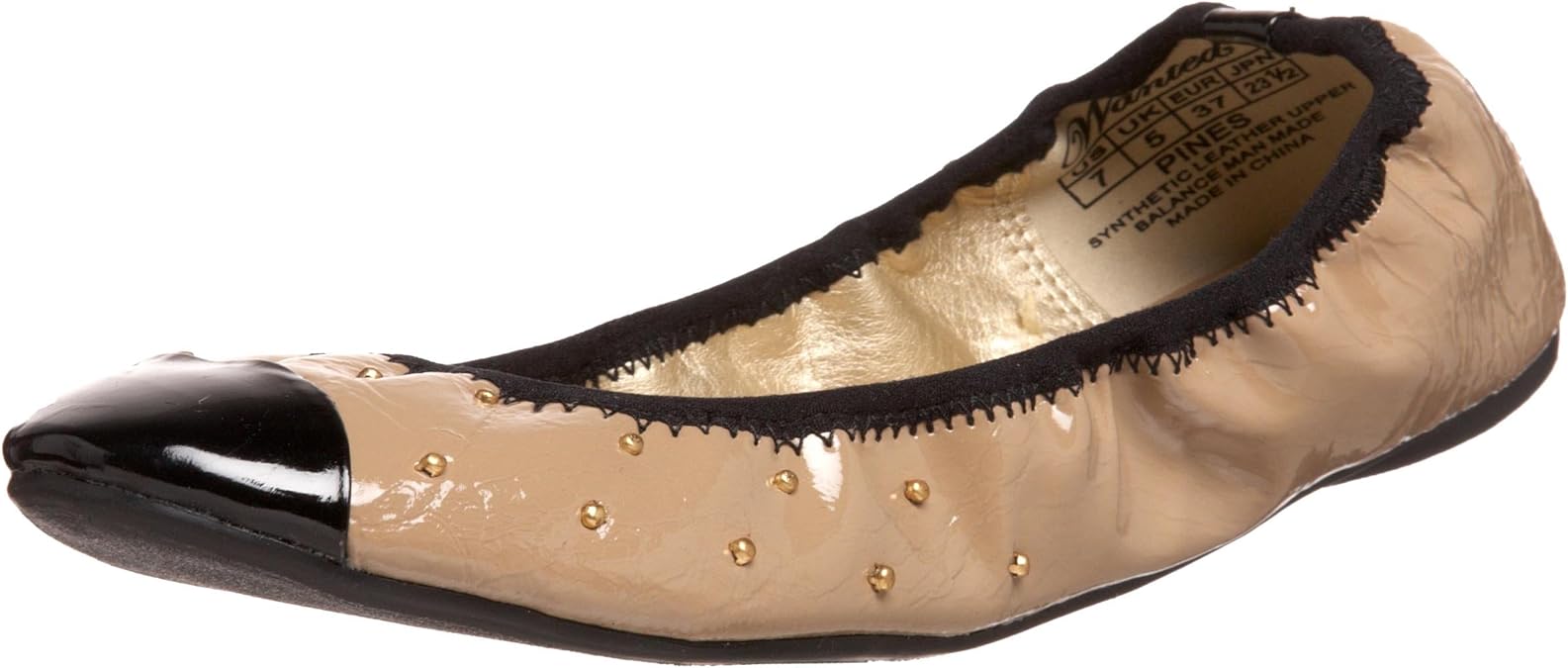 Wanted Shoes Women�s Pines Ballet Flat, Taupe Wanted Shoes Women�s Pines Ballet Flat, Taupe