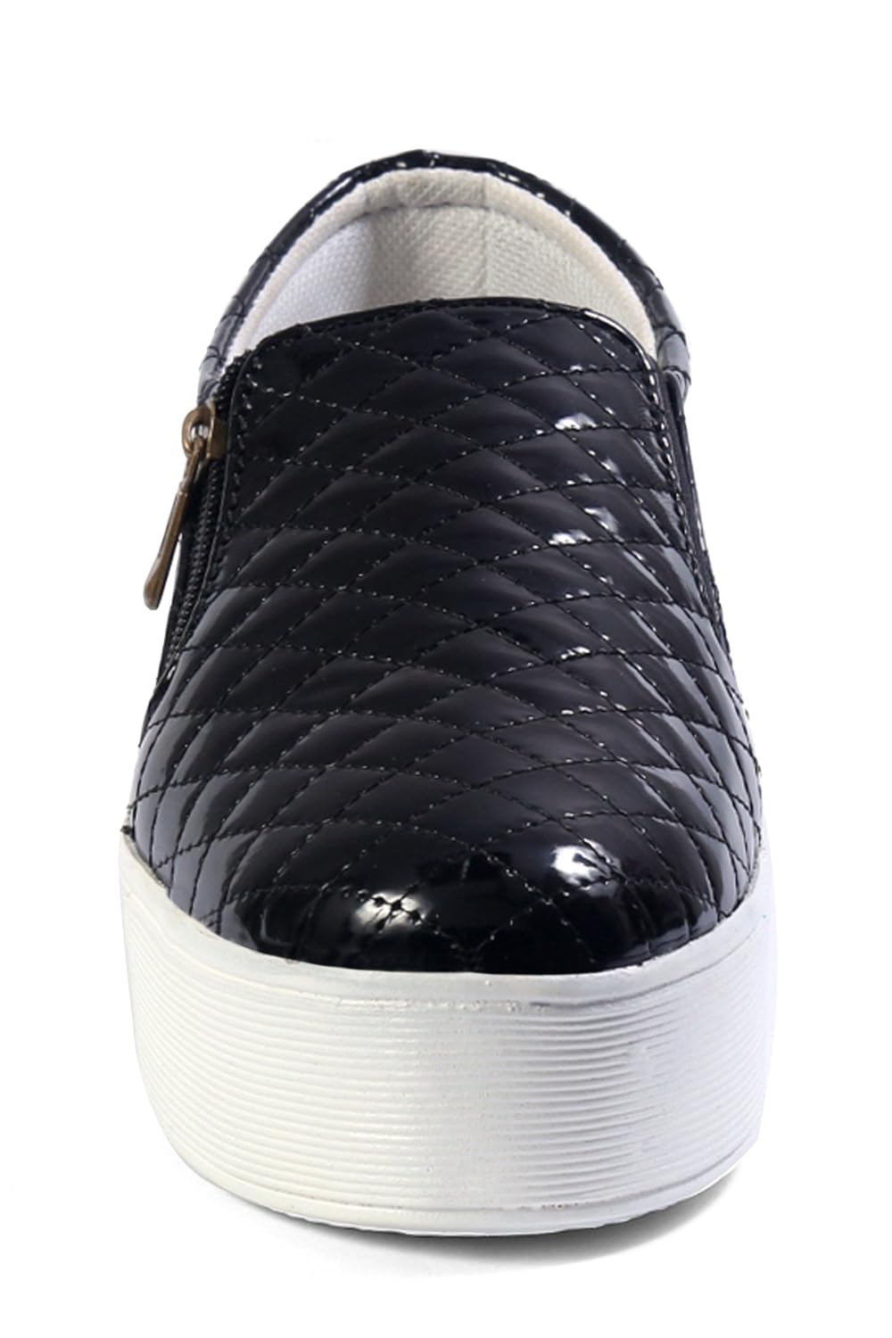 red rose women's black fabric stylish shoes