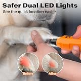 Casfuy 6-Speed Dog Nail Grinder Newest Enhanced Quiet Rechargeable Electric view 3