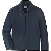 Spring&Gege Kids Lightweight Polar Fleece Jackets Boys Girls Soft Full-Zip Outwear