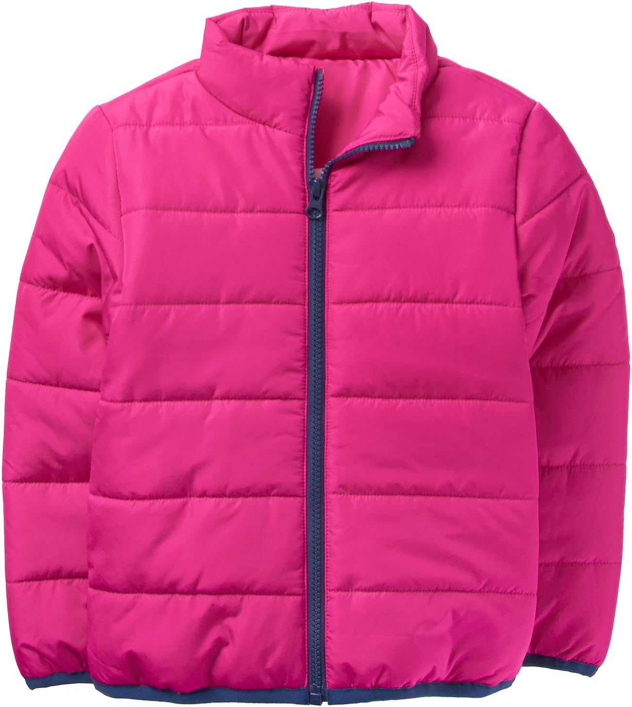 Crazy 8 Girl's Long Sleeve Zip Puffer Jacket