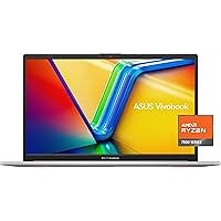 ASUS Vivobook Go 15.6” Slim Laptop, AMD Ryzen 5 7520U, 8GB, 512GB, Windows 11 Home, Cool Silver, Military Grade Durability, F