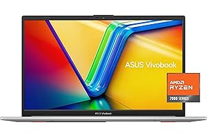 ASUS Vivobook Go 15.6” Slim Laptop, AMD Ryzen 5 7520U, 8GB, 512GB, Windows 11 Home, Cool Silver, Military Grade Durability, Fast Charging, Webcam Shield, E1504FA-AS54