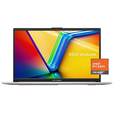 ASUS Vivobook Go 15.6” Slim Laptop, AMD Ryzen 5 7520U, 8GB, 512GB, Windows 11 Home, Cool Silver, Military Grade Durability, Fast Charging, Webcam Shield, E1504FA-AS54