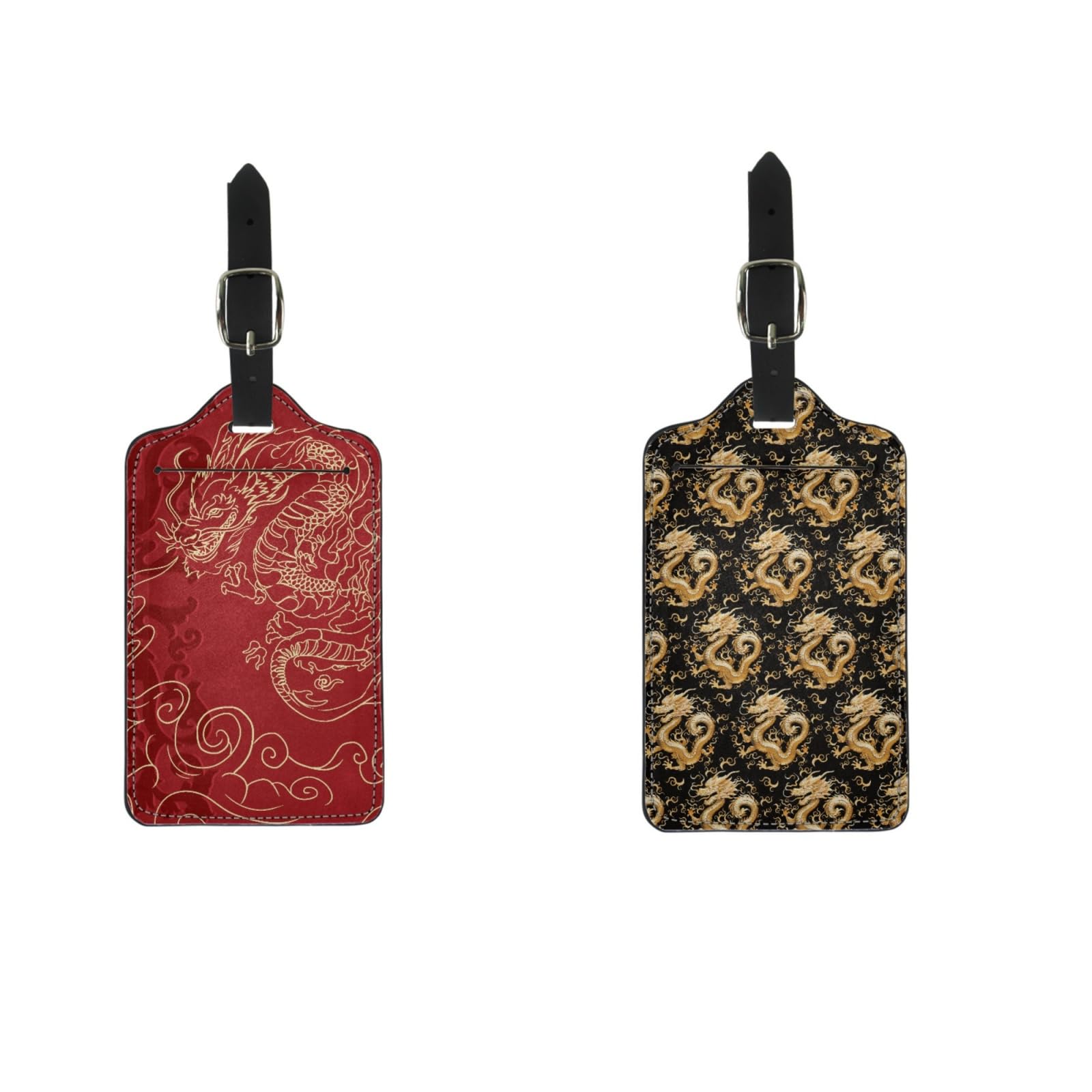 AFPANQZ Dragon Luggage Tags Backpack Travel ID Bag